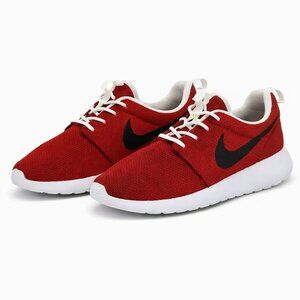 Nike Roshe Red Sneakers Run Womens Trainers 10.5  Casual Workout Athletic Shoe